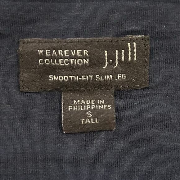 J Jill Women Pants Navy Wearever Collection Tall Smooth Fit Slim Ankle Stretch S - Picture 4 of 11